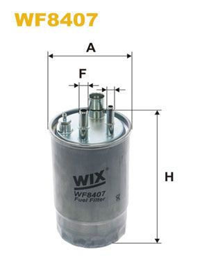 WIX FILTERS Polttoainesuodatin WF8407